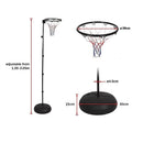 Netball Ring with Stand Portable Pole Height Adjustable - RnR Galore
