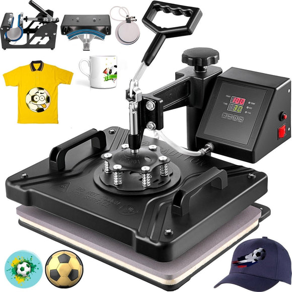 New Digital Clamshell 12" X 15" (29 X 38cm) Heat Transfer Press T-Shirt Sublimation Machine - RnR Galore