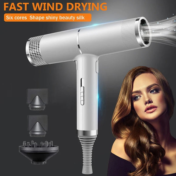 NNEOBA Strong Wind Hair Dryer with Blue Light & Anion Technology - RnR Galore
