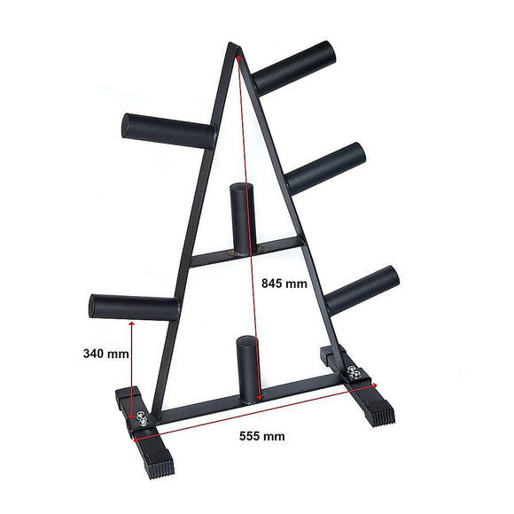 Olympic Weight Plate Storage Rack 250kg Capacity - RnR Galore