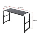 Overbed Table Work Laptop Desk with Wheels - RnR Galore
