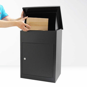 Parcel Delivery Drop Box Mailbox - Secure Home Package Post Locker 44x35x58cm - RnR Galore