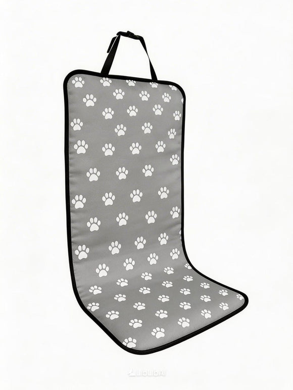 PetGrayPawPrintCarMat - RnR Galore