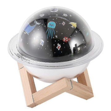 Planet Humidifier with Light, 250ml Mini Air Humidifier for Home or Desk - RnR Galore