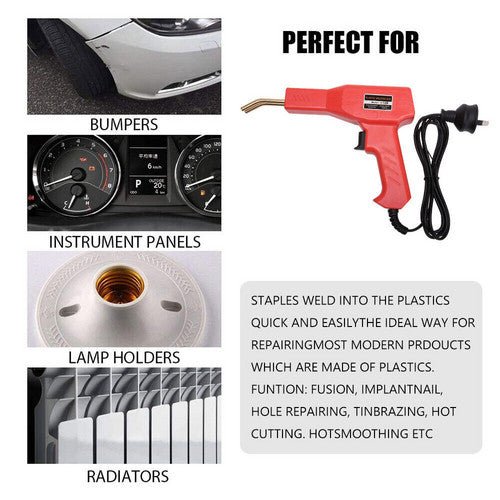 Plastic Welder Garage Tool Hot Staple Staplers Bumper Repair Welding Machine Kit - RnR Galore