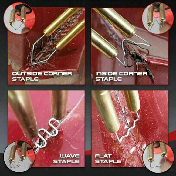 Plastic Welder Garage Tool Hot Staple Staplers Bumper Repair Welding Machine Kit - RnR Galore