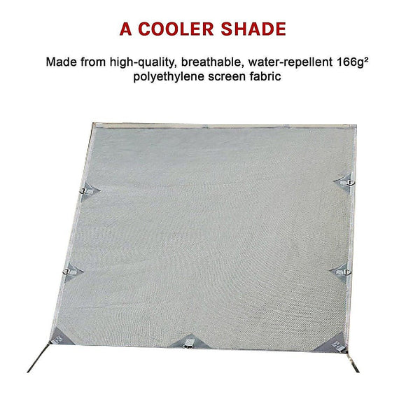 Pop Top Caravan Privacy Screen Sun Shade Side Extension 2.1 x 1.8m - RnR Galore