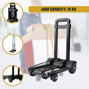 Portable Cart Folding Dolly Push Truck Hand Collapsible Trolley Luggage 70Kg - RnR Galore