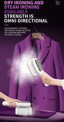 Portable Handheld Garment Steamer & Mini Iron - Smart Temperature Control, Rapid Heating & Powerful Steam for All Fabrics(White) - RnR Galore