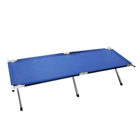 Portable Lightweight Folding Aluminum Camping Bed Ultra Light Outdoor Camp Bed - Green - RnR Galore