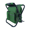 Portable Outdoor Folding Chair Oxford Small Stool for Fishing Camping Hiking - Blue - RnR Galore