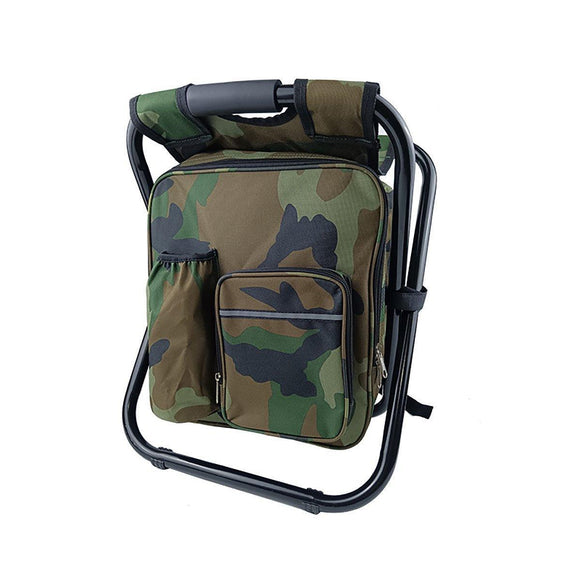 Portable Outdoor Folding Chair Oxford Small Stool for Fishing Camping Hiking - Blue - RnR Galore