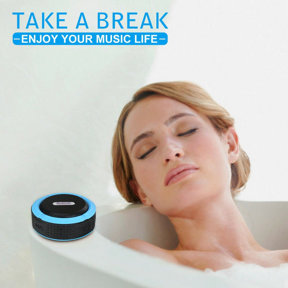 Portable Waterproof Wireless Mini Bluetooth Music Speaker (Red) - RnR Galore