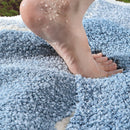 Premium Bath Mat with 8X Water Absorption & Non - Slip Base(Footprints by the seaside) - RnR Galore