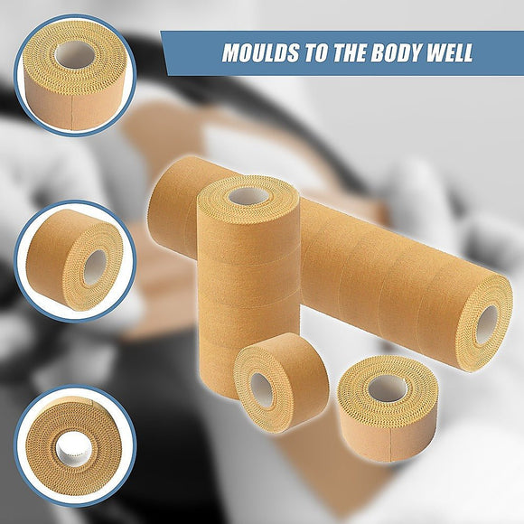 Premium Rigid Sports Strapping Tape - 16 Rolls x 38mm x 13.7m - RnR Galore