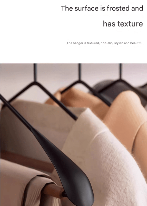Premium Solid Wood Clothes Hangers Set of 6 - Wide Shoulder Non - Slip Suit Hangers - RnR Galore