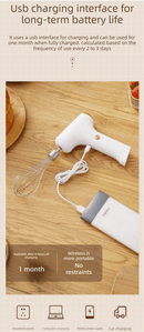 Professional 3 - Speed Electric Handheld Egg Whisk and Cream Whipper Set J - 9 Green Dual - Head Automatic Mixer with Egg Separator - RnR Galore