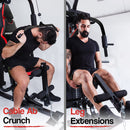 PROFLEX Home Gym Exercise Machine Fitness Equipment Weight Bench Press Set 100lbs - RnR Galore