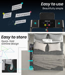 PROFLEX Treadmill Bluetooth Running Machine Foldable Compact Small Home Electric - RnR Galore