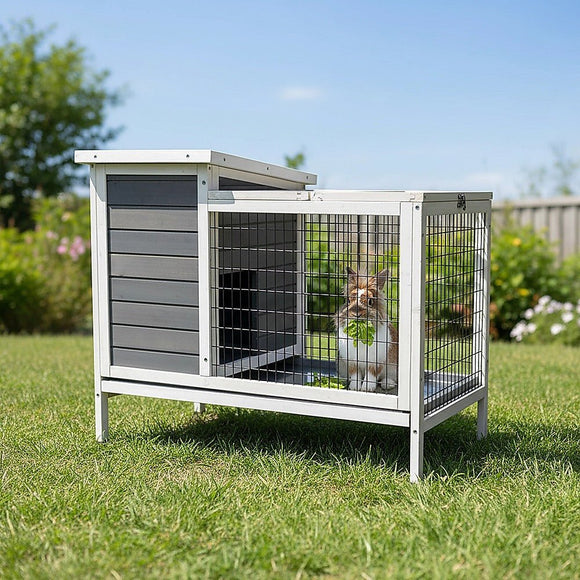 Rabbit Bunny Cage Hutch Pet Cages Enclosure - RnR Galore