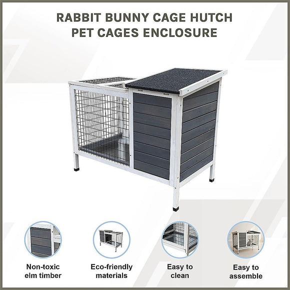Rabbit Bunny Cage Hutch Pet Cages Enclosure - RnR Galore