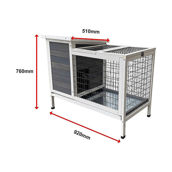 Rabbit Bunny Cage Hutch Pet Cages Enclosure - RnR Galore