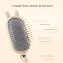 Rabbit ear comb Soft Touch Air Cushion Hair Brush with Built - in Cleaning Claw Detangling Massage Comb for Wet and Dry Hair Gentle Scalp Care - RnR Galore