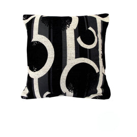 Rapee Labyrinth Texture Cushion Cover - White 45 x 45 cm - RnR Galore