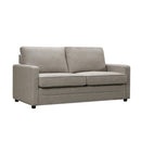RAY 2 Seater Sofa bed with Separate Foam Mattress - Light grey - RnR Galore