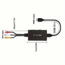 RCA to HDMI Converter 1080P for TV/PC/Gaming/DVD - RnR Galore
