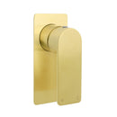 Rectangle Brushed Gold Shower Mixer Hot Cold Tapware Ceramic Cartridge Component - RnR Galore