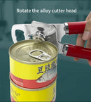 Red (2 - Pack) Heavy - Duty Manual Can Opener - Ergonomic 3 - in - 1 Tool with Stainless Steel Cutter & Bottle Opener - RnR Galore