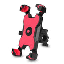 Red and Black Secure Grip Bike Phone Mount - Adjustable 360 Rotation Bicycle Handlebar Holder, Universal Cradle for MTB & Road Cycling - RnR Galore
