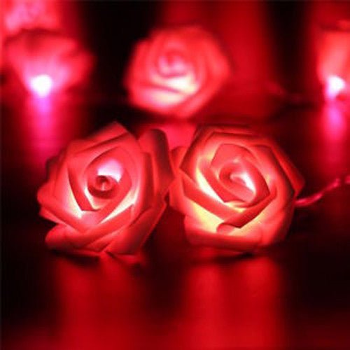 Red Rose battery string fairy light - party night light wedding decoration - RnR Galore