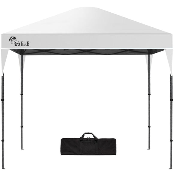 RED TRACK 3x3m Ultra Compact Folding Gazebo, Carry bag, Portable Outdoor Popup Marquee for Camping Beach, White - RnR Galore