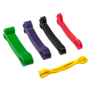 Resistance Band Loop Set of 5 Heavy Duty Gym Yoga Workout - RnR Galore