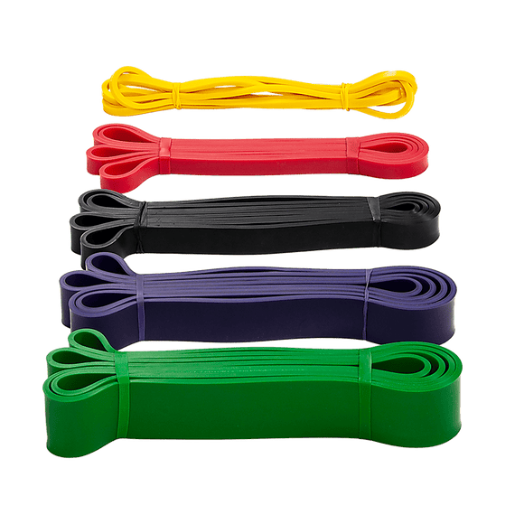 Resistance Band Loop Set of 5 Heavy Duty Gym Yoga Workout - RnR Galore