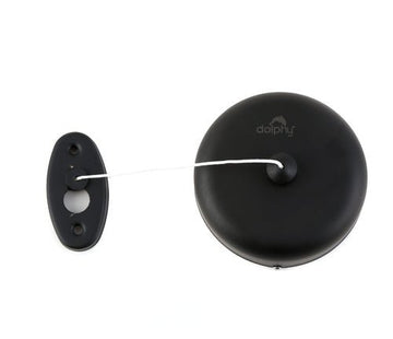 Retractable Single Clothesline - Black - RnR Galore