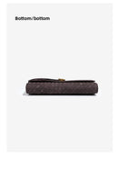 Retro Woven Baguette Handbag for Women Suede Texture PU Leather Shoulder Crossbody Bag Elegant Evening Clutch Olive green - RnR Galore