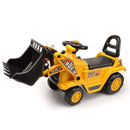 Ride - on Children's Digger (Yellow) w/ Interactive Gear Stick & Scoop - RnR Galore