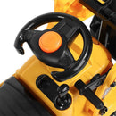 Ride - on Children's Digger (Yellow) w/ Interactive Gear Stick & Scoop - RnR Galore