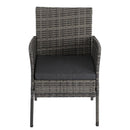 Rural Style Outdoor Grey Wicker 6 Seater Dining Set - RnR Galore