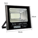 Samland 297 Led Solar Flood Light Outdoor with Remote Control 100W Cold White - RnR Galore