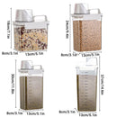 Sealed Household Grain Storage Box Transparent Rice Bucket Kitchen Storage - 2300ml - RnR Galore