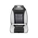 Seamanship 2X Folding Boat Seats Marine Seat Swivel High Back 12cm Padding Black - RnR Galore