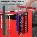 SEDY 2Pc Magnetic Socket Organizer 1/2 Drive Metric SAE Sockets Storage Holder - RnR Galore