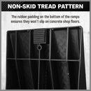 SEDY 2Pcs 2 Ton Heavy Duty Car Ramps 17cm Rise Antiskid Vehicle Service Ramp Au - RnR Galore