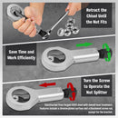 SEDY 4Pcs Metal Nut Splitter Kit Pressure Nut Cracker Remover Extractor Tool - RnR Galore
