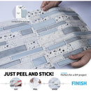 Self - Adhesive Wall Tiles Vinyl Kitchen Tile Marble Blue 10 Pieces - RnR Galore