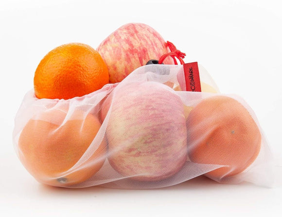 Set of 10 ECOCLAND Reusable Mesh Produce Bags Fruit Grocery Storage Washable Eco Bag - RnR Galore